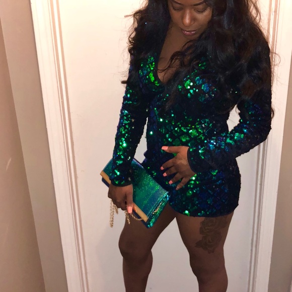 short sequin romper